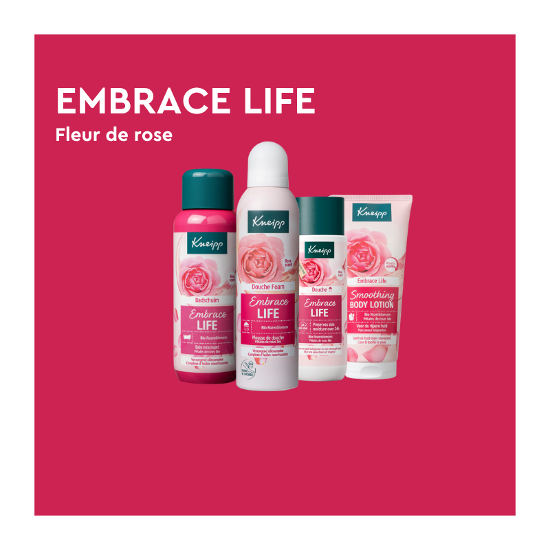 Produits de la collection Embrace Life